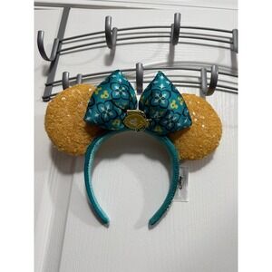 New Disney Parks Epcot Pavillion Limencello Saluti Minnie Ears Sequined Headband